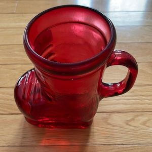 Molson Canadian skate beer glass